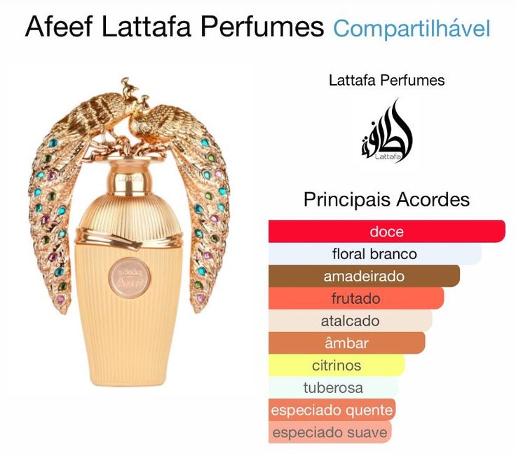 Perfume Árabe Afeef Lattafa Unissex Importado Alta Fixação e Longa Duração
