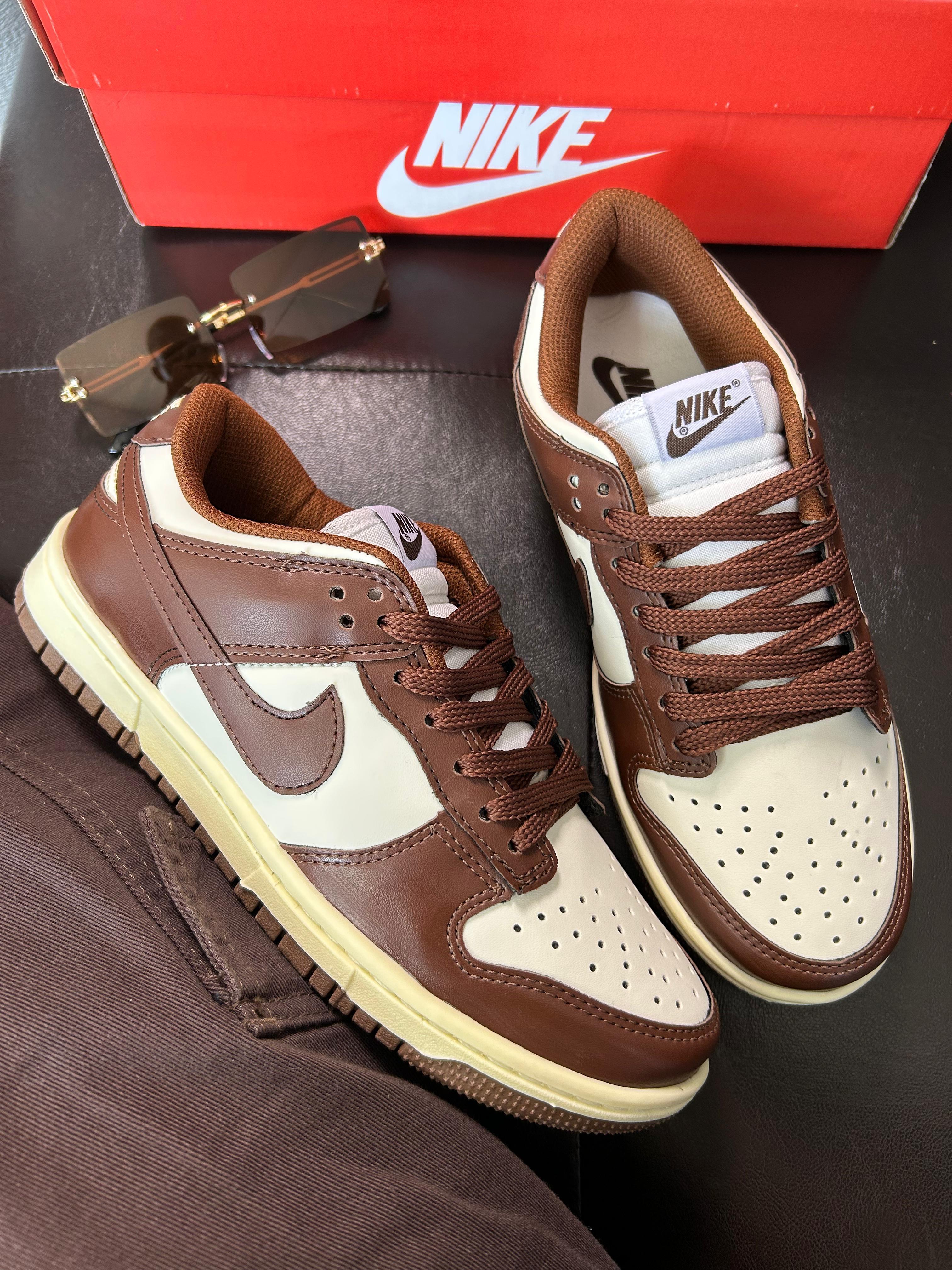 Tênis Nike SB Dunk Low Pro Luxo Chocolate Casual Confortável para Caminhadas e Uso Diário