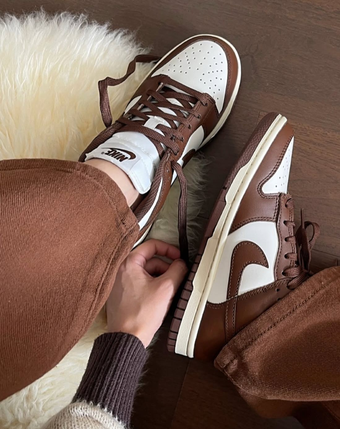 Tênis Nike SB Dunk Low Pro Luxo Chocolate Casual Confortável para Caminhadas e Uso Diário