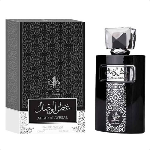 Perfume Árabe Attar Al Wesal Al Wataniah EDP 100ml Compartilhável Oriental Especiado