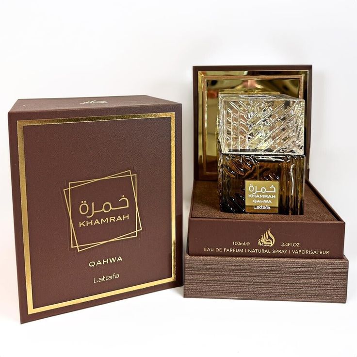 Perfume Árabe Khamrah Qahwa Lattafa EDP Compartilhável Oriental Baunilha Importado