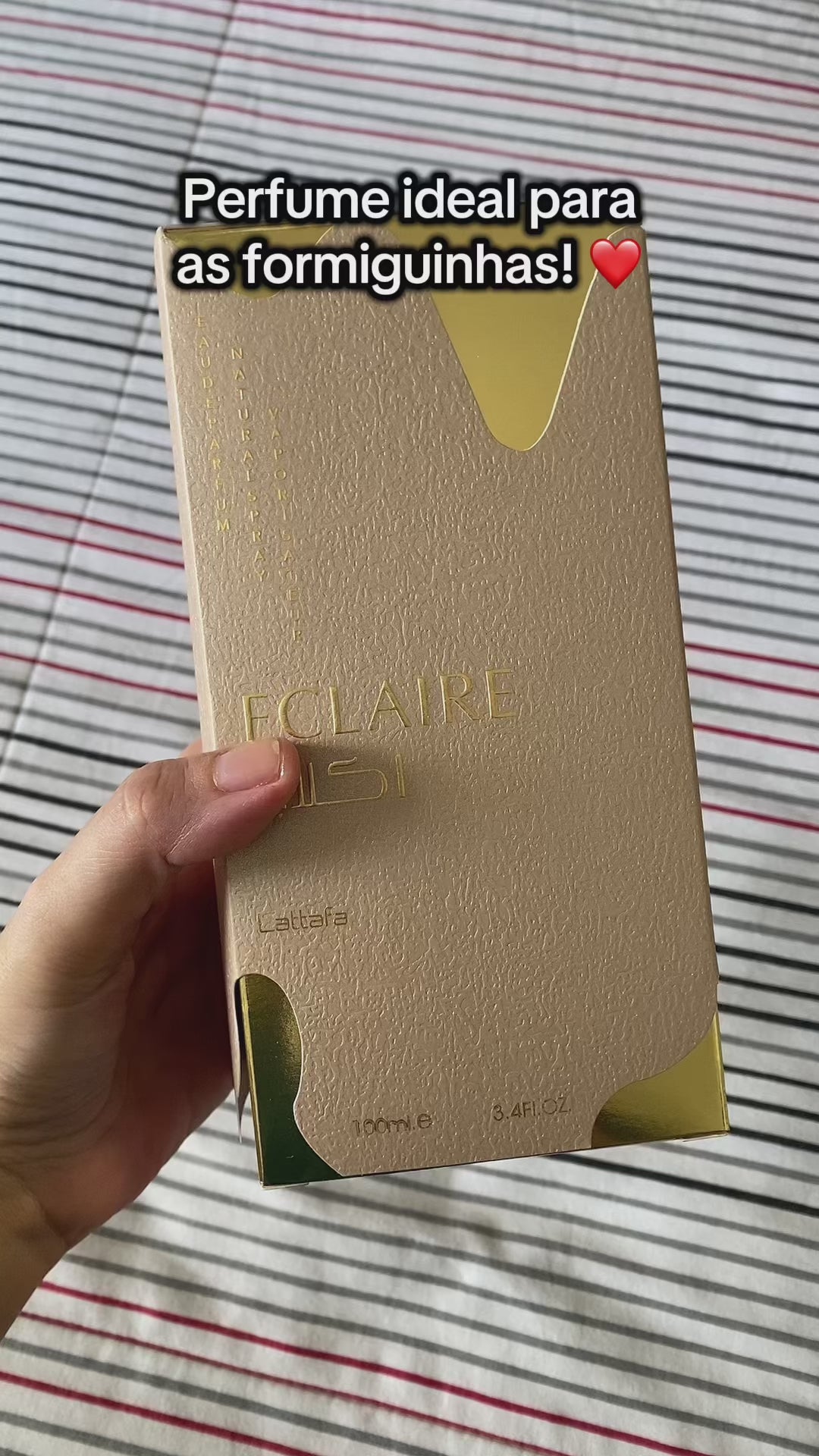 Perfume Árabe Eclaire Lattafa EDP 100ml Feminino Floral Frutado Gourmet Importado